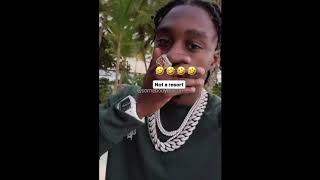 LIL TJAY TOUCHED DOWN FOR BIRTHDAY CELEBRATION AFTER BEING ARRESTED IN MIAMI #li