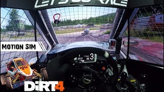 DiRT 4 | Cross Kart RallyCross @ Höljes [MotionSIM Onboard | GoPro]