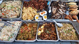 US$0.60 Factory Worker Street Breakfast, Buying Chicken @ Tuol Pongro Market, Cambodian Street Food