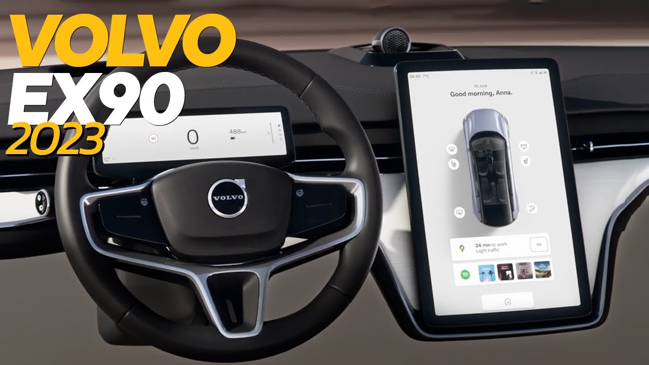 VOLVO EX90 INTERIOR Mostrado Oficialmente - YouTube