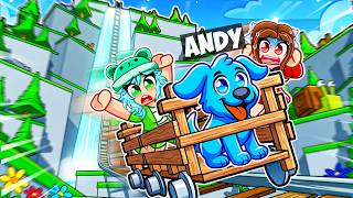 I Became A DOG In Roblox Cart Ride Adventure...