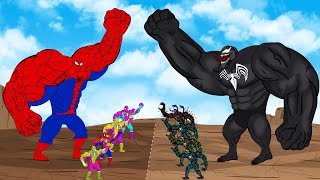 Evolution Of SPIDERMAN \u0026 SuperHeroes Vs Evolution Of VENOM: Who Win? Returning from the Dead SECRET