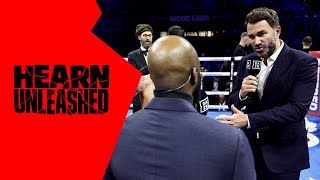 Eddie Hearn DEFENDS Leigh Wood's Coach's Decision To Throw In Towel