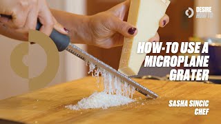 How-To Use a Microplane Grater | Chef Sasha Sincic