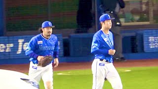 プーさんの森原康平へのけつタッチ！ 横浜DeNAベイスターズ 2024/4/23 宮﨑敏郎