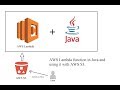 How to create AWS Lambda function in Java and use it with AWS S3.