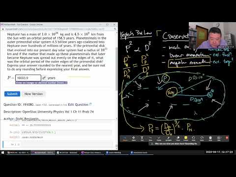 Physics 4A - OpenStax University Physics Vol 1, Chapter 11, Problem 74 ...