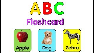 ABC Flashcards Alphabet Letters | Video for children - Educational ABC for Kids |