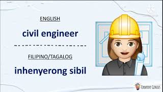 PROFESSION - PROPESYON (PART 1) | English – Filipino/Tagalog | Creative Genius