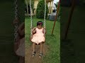 Cute little girl playing in park