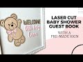 How To: Laser Cut Baby Shower Sign