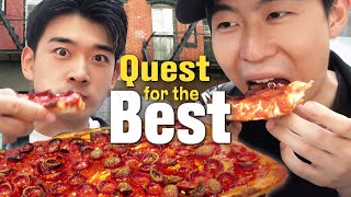 We tried the TOP 5 Pizza in New York City! Bonus: Chinese Pizza?! | 3 Musketeers