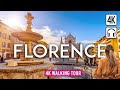 Florence, Italy 4k Walking Tour - Captions  Immersive Sound [4k Ultra Hd/60fps]