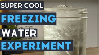 How to Freeze Water Fast | Super Cool Science Experiment For Kids