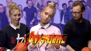 TOM HIDDLESTON (Loki) knows about Musical.ly? | Lisa and Lena
