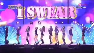 150128 제4회 가온차트 K-POP 어워드 I Swear, Touch My Body - 씨스타 (SISTAR) @ 4th