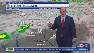 Meteorologist Chase Ward "Strong T-Storms" - Full Forecast
