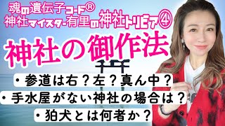 神社の御作法｜参道はどこを通る？手水屋がない場合は？狛犬とは何者か？【魂の遺伝子コード®︎神社マイスター有里の神社トリビア④】