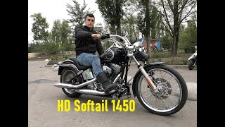 Harley-Davidson Softail Standart FXST 1450 Twin Cam 88. Обзор, тест драйв, плюсы и минусы мотоцикла.