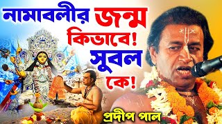 দুর্গাপূজো স্পেশাল || নামাবলির জন্ম কিভাবে হয়েছিল || প্রদীপ পাল কীর্তন ||pradip pal kirtan 2024 ||