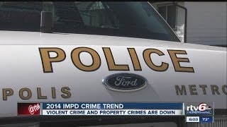 IMPD: Violent crime, property crimes down