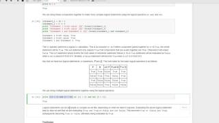 Introduction to Python 6 Logical Operators