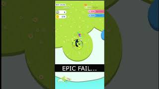 EPIC FAIL in paper io #paperio #games #shorts #short #CharacterBattles