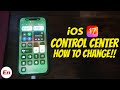 How to Change & Customize Control Center in iOS 17!!