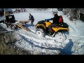 How to load ATV (BRP Can-am outlander) on truck (Pinz Gauer)