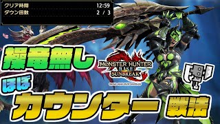 【勝てない人必見】スラアクのカウンターだけでメル・ゼナ倒したった！【モンスターハンターライズサンブレイク体験版】属性充填カウンター解説 操竜無し