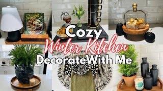 ❄️ NEW 2025 COZY WINTER DINING AND KITCHEN DECORATE WITH ME | DINING & KITCHEN DECORATE WITH ME