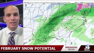 Snow Risk Issued for Southeast Next Week