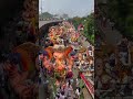 Huge Crowd at Ganesh Shobha Yatra Tankbund 2023 | Ganesh Nimajjanam 2023 #ganesh2023 #ytshorts