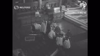 Investiture of the order of the Holy Seulchre of Jerusalem at Westminster Cathedral (1955)