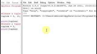 python Program to Create a tuple with numbers, and display a member