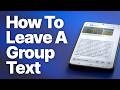 How to Leave a Group Chat on Android (Two Common Scenarios Explained)