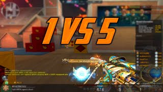 CrossFire Gameplay : M200 CheyTac Angel Short Highlight - 1 vs 5