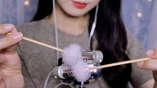 ASMR fluffy ear cleaning👂🏻, Tingles