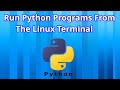 Linux Wednesday's Run Python program via the Terminal