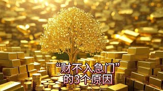 财不入急门的3个原因