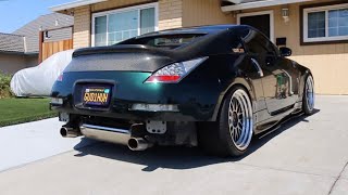 350z HR with Nismo S Tune Exhaust and Test Pipes