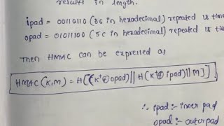 HMAC Algorithm ||CNS unit-3||