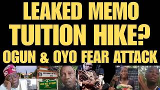 BREAKING: Leaked Memo Claims Tinubu to Hike Tuition? Fear Over Fresh Attack Plot in Ogun & Oyo