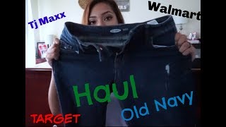 Walmart, Target, OldNavy and TJmaxx Haul