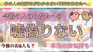 【恋愛成就💛】超サクッと‼️今あの人のあなたへの嘘偽りない本当のお気持ち💝