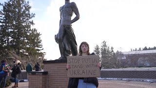 'Slava Ukraini,' MSU community gather to show support for Ukraine