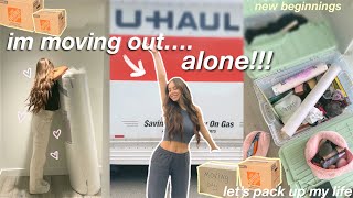 IM MOVING OUT FOR THE FIRST TIME!! packing up my life & saying goodbyes.. moving