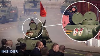 Russia's Victory Day Parade Mocked For Featuring Only One Tank | Insider News