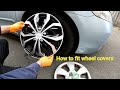 How to fit hubcap wheel covers and find the correct one - Cheap car mod you must do