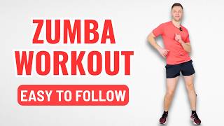 7-Min EASY ZUMBA For Beginners (Exercise to burn fat \u0026 lose weight at home)